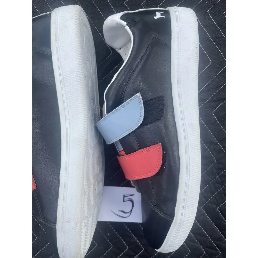 Goats The 005 Leather Sneakers Goat Slip On Black Size 11.5